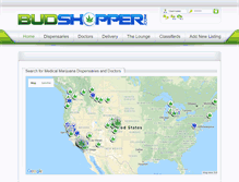 Tablet Screenshot of budshopper.com